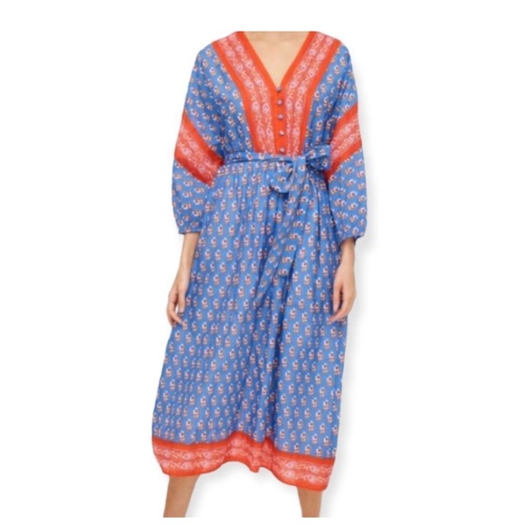 J. Crew Dress - Blue and Red - Picture 1 of 5